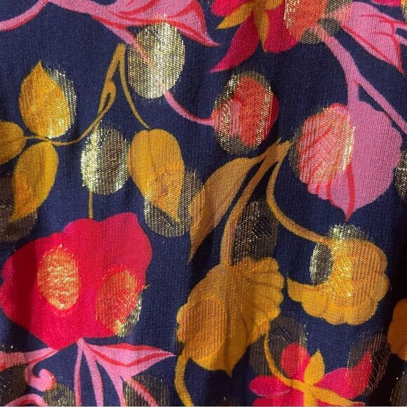 SALONI Floral Tiered A Line Mini Dress Size 2 - Picture 12 of 13